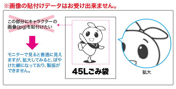 良い例悪い例(ゴミ袋)
